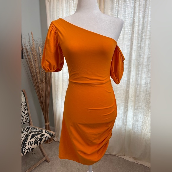 Susana Monaco Dresses & Skirts - 🎃 Susana Monaco Pumpkin Spice Midi Bodycon Dress Size Small 🎃